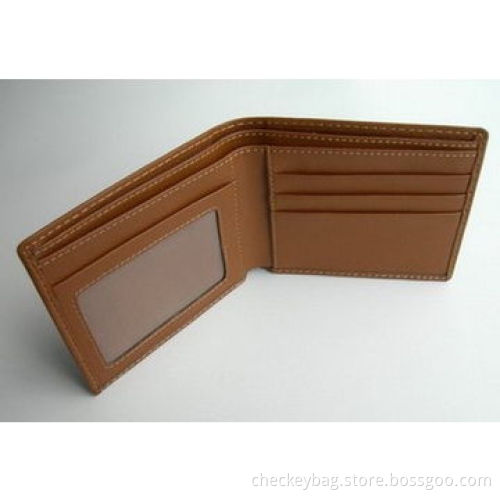 Men's PU wallet, customized specifications are accepted